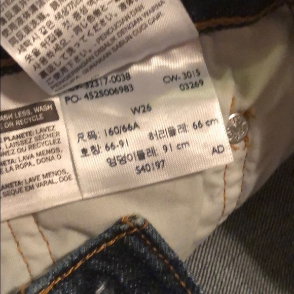 Levi 501 echo park high waisted denim shorts - Picture 4 of 4